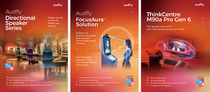 在ISE2026上，清聽聲學(xué)將展示多款定向聲技術(shù)產(chǎn)品